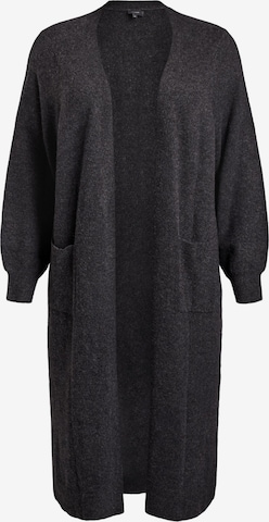 Cardigan dimensiuni mari 'CAVISTA' de la Zizzi pe gri: față