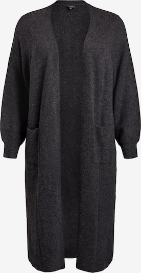 Cardigan dimensiuni mari 'CAVISTA' Zizzi pe gri închis, Vizualizare produs