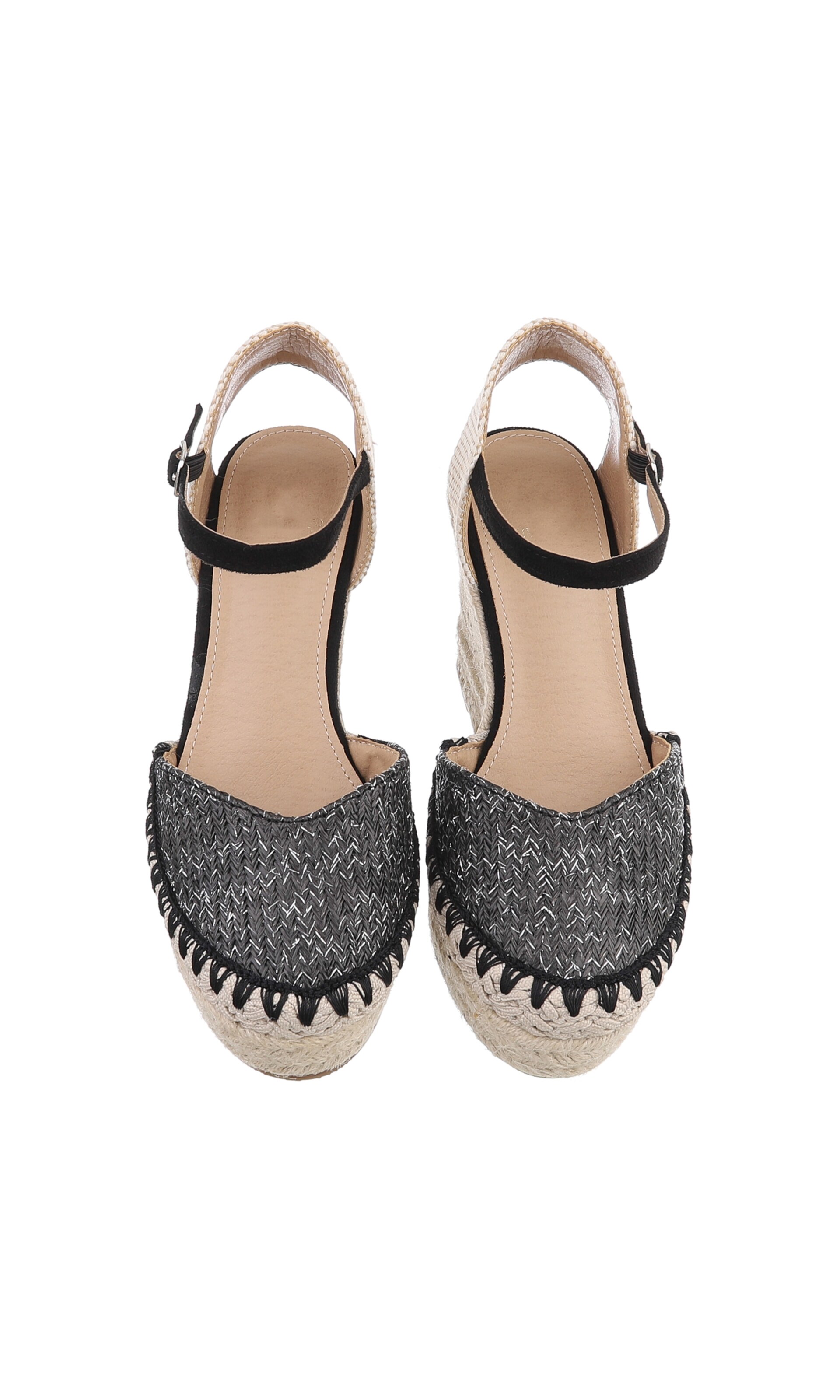 Ital-Design Sandale in Schwarz