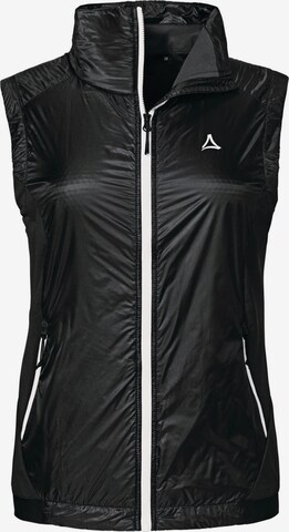 Schöffel Sportbodywarmer 'Hybrid Vest La Colona L' in Zwart: voorkant