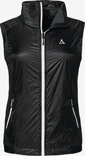 Schöffel Sportweste 'Hybrid Vest La Colona L' in schwarz / weiß, Produktansicht