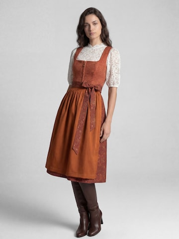 SPIETH & WENSKY Dirndl 'Kristall' in Orange: front