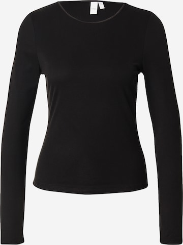 YAS Shirt 'YASPALOMA' in Black: front