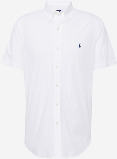 Polo Ralph Lauren Camisa em azul escuro / branco, Vista do produto
