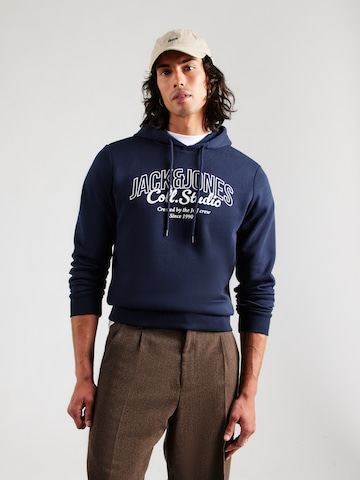 JACK & JONES Свитшот 'JJMAKOTO' в Синий: спереди