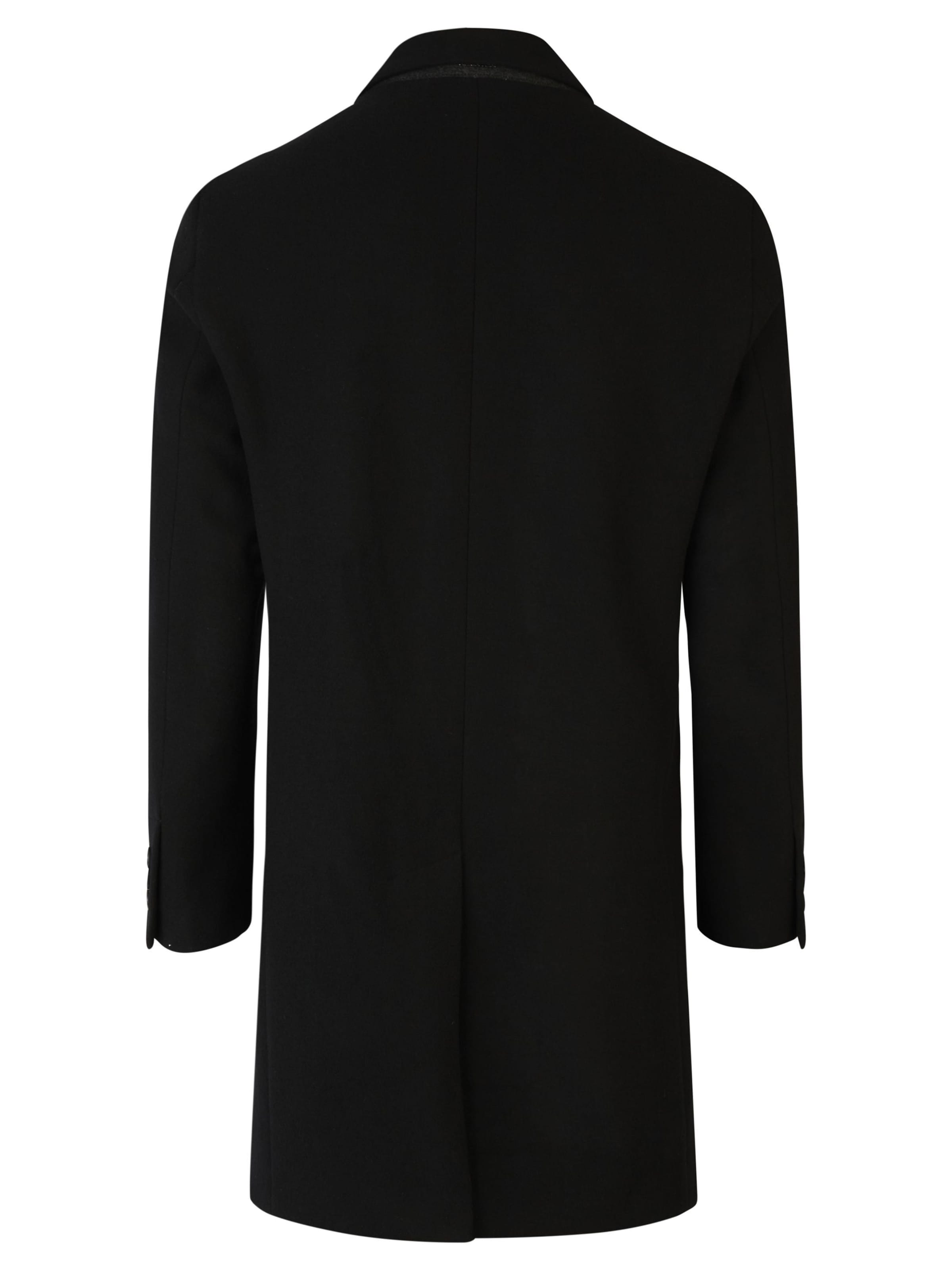 HECHTER PARIS Between-seasons coat in Black