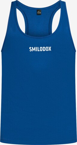 T-Shirt 'Paul' Smilodox en bleu : devant