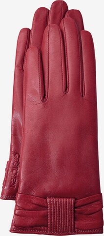 Gretchen Fingerhandschuhe 'Bow Gloves' in Rot: predná strana