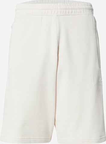 ADIDAS ORIGINALS - Pantalón 'Essentials Trefoil' en blanco: frente