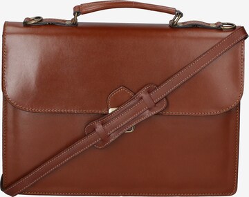 Gave Lux Document Bag in Brown: front