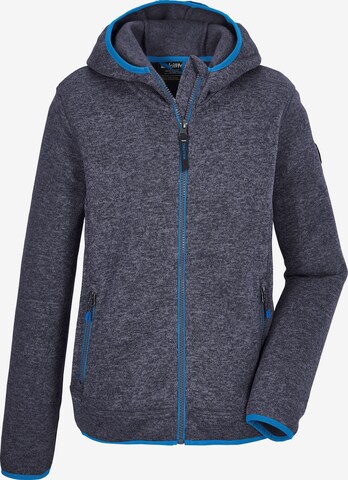 KILLTEC Fleece Jacket in Blue: front