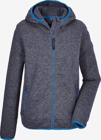 KILLTEC Fleece Jacket in Blue: front