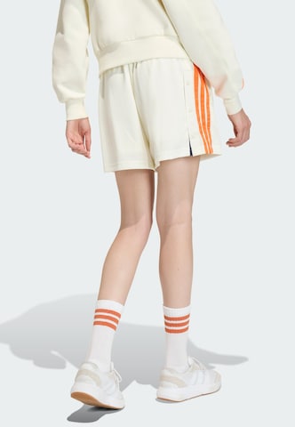 ADIDAS SPORTSWEAR Loose fit Sports trousers 'Stadium' in White