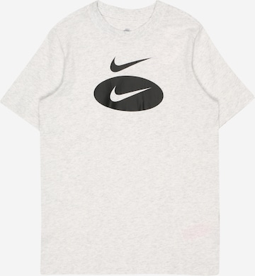 Nike Sportswear Μπλούζα φούτερ σε μπεζ: μπροστά