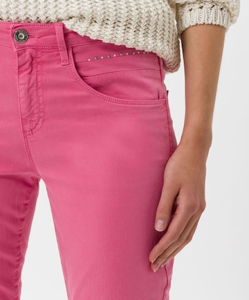 BRAX Slimfit Broek 'Shakira' in Roze