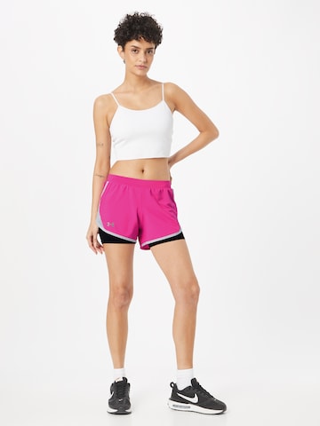 UNDER ARMOUR Regular Sportbroek 'Fly By 2.0' in Roze