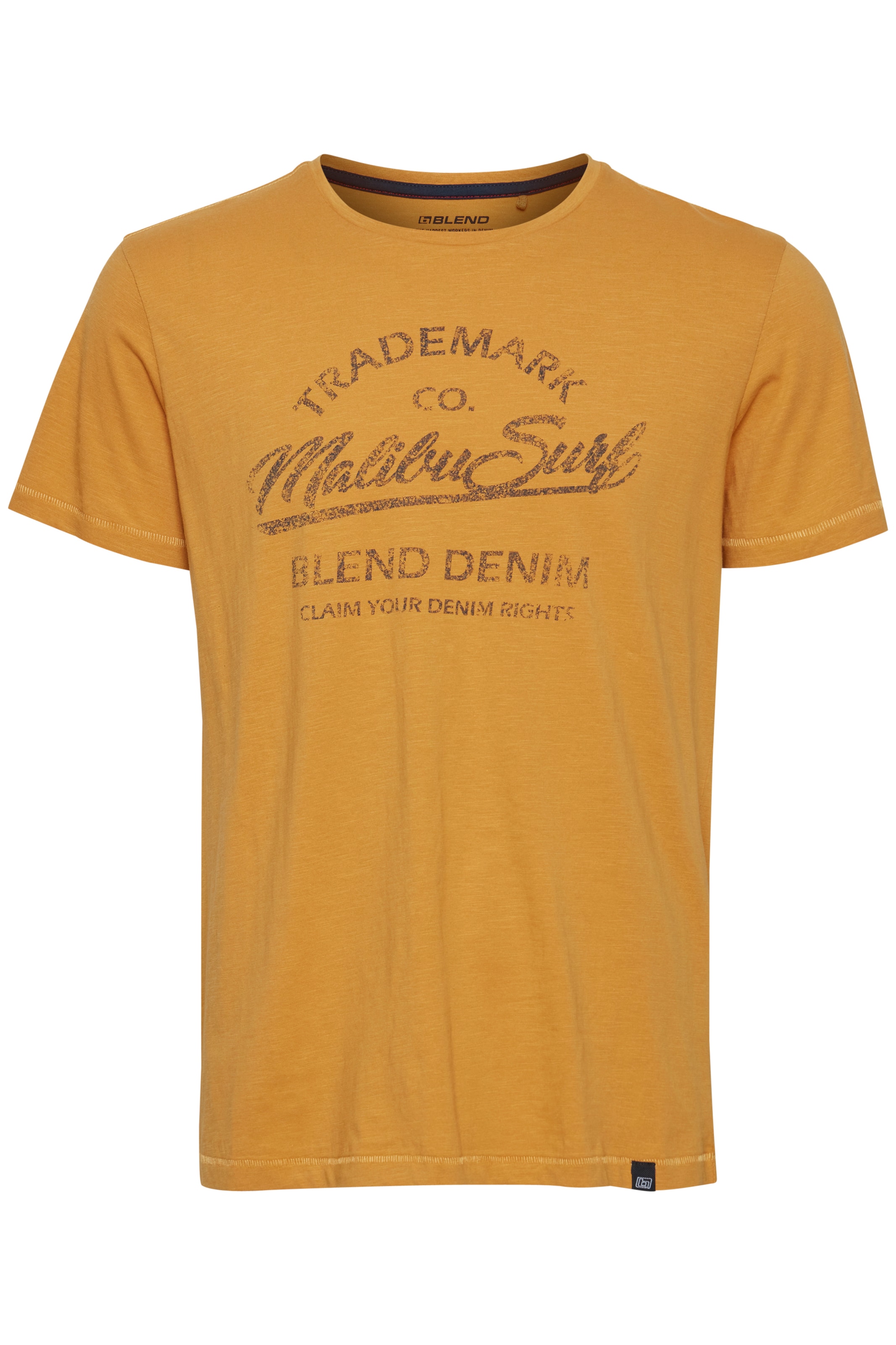 Männer Große Größen BLEND T-Shirt in Gelb - CJ34670