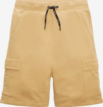regular Pantaloni cargo di TOM TAILOR DENIM in giallo: frontale
