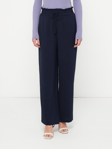 VILA Regular Pants 'VITIFF' in Blue: front