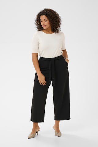 KAFFE CURVE - Loosefit Pantalón 'KCpheolo' en negro