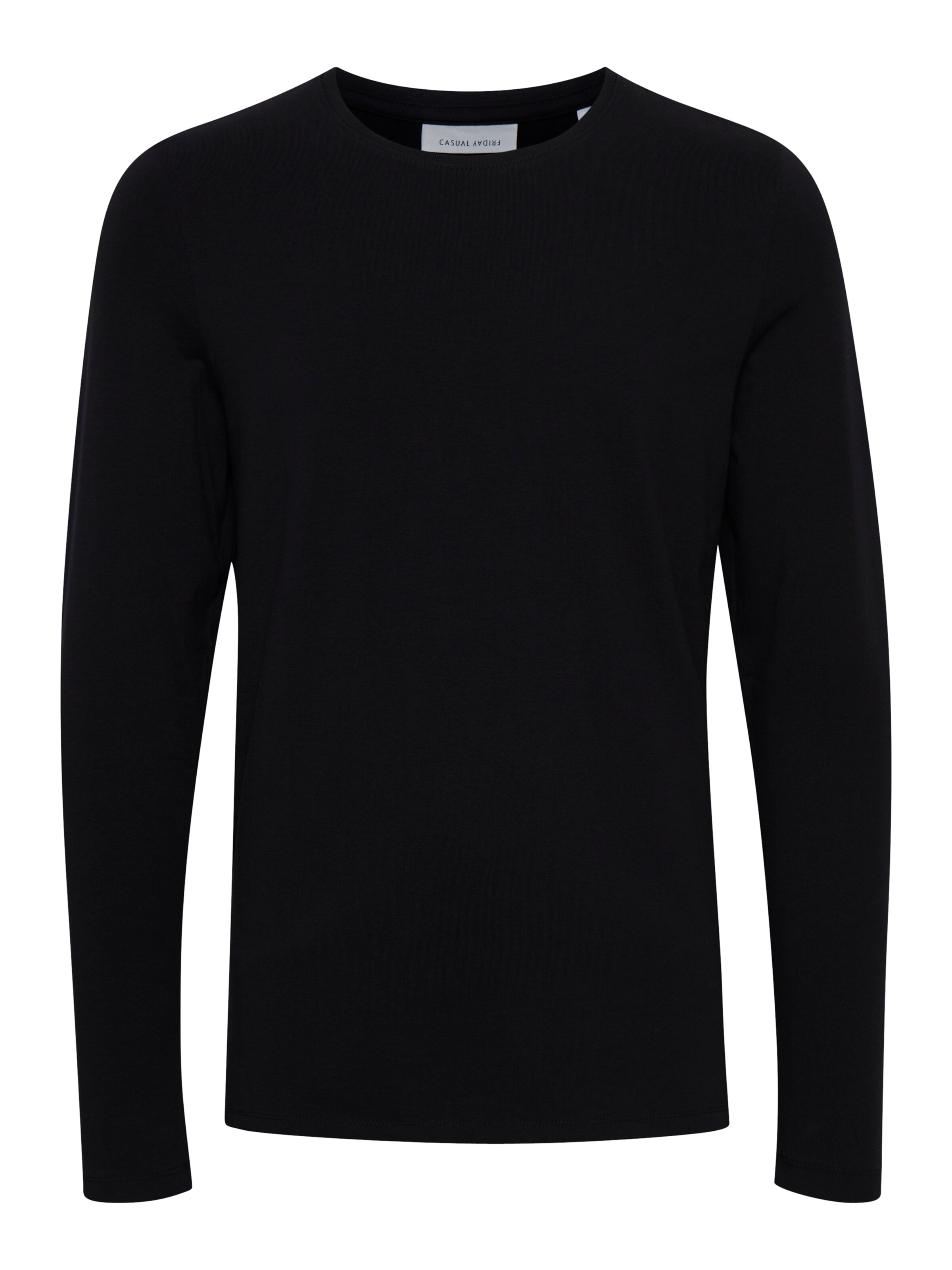 Casual Friday Shirt 'Theo' in Black: front