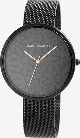 Just Watch Analoguhr 'Floriane, 3 ATM' in Schwarz: Vorderseite