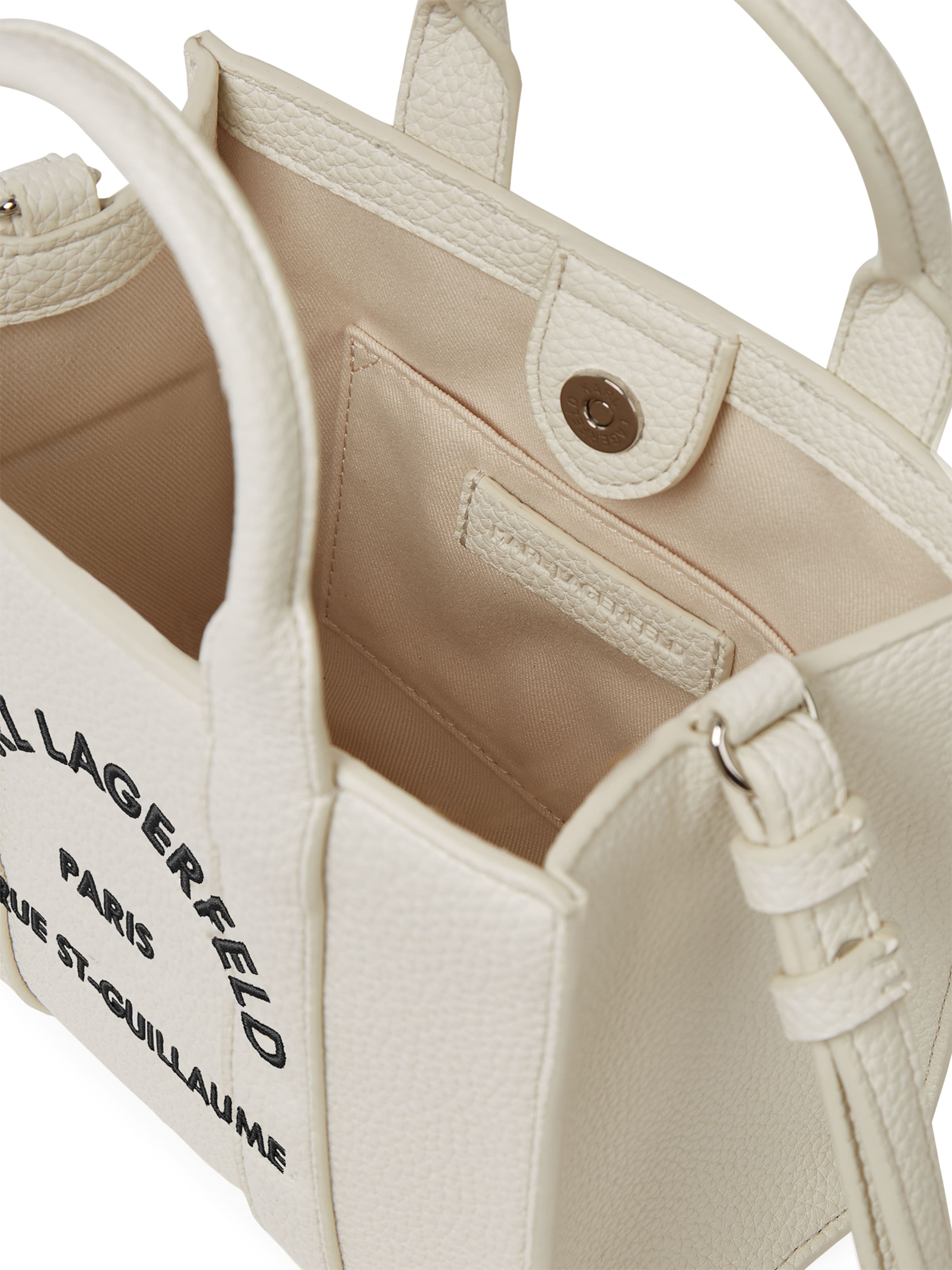 Karl Lagerfeld Kabelka 'Rue St-Guillaume' – bílá