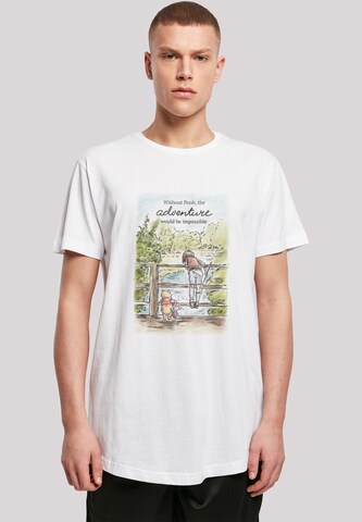 F4NT4STIC Shirt 'Disney Winnie The Pooh Adventure' in White: front