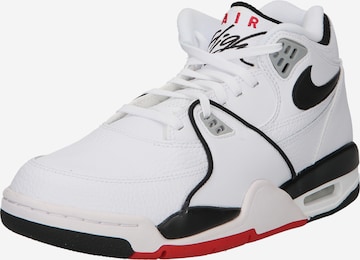 Nike SportswearVisoke tenisice 'Air Flight 89' - bijela boja: prednji dio