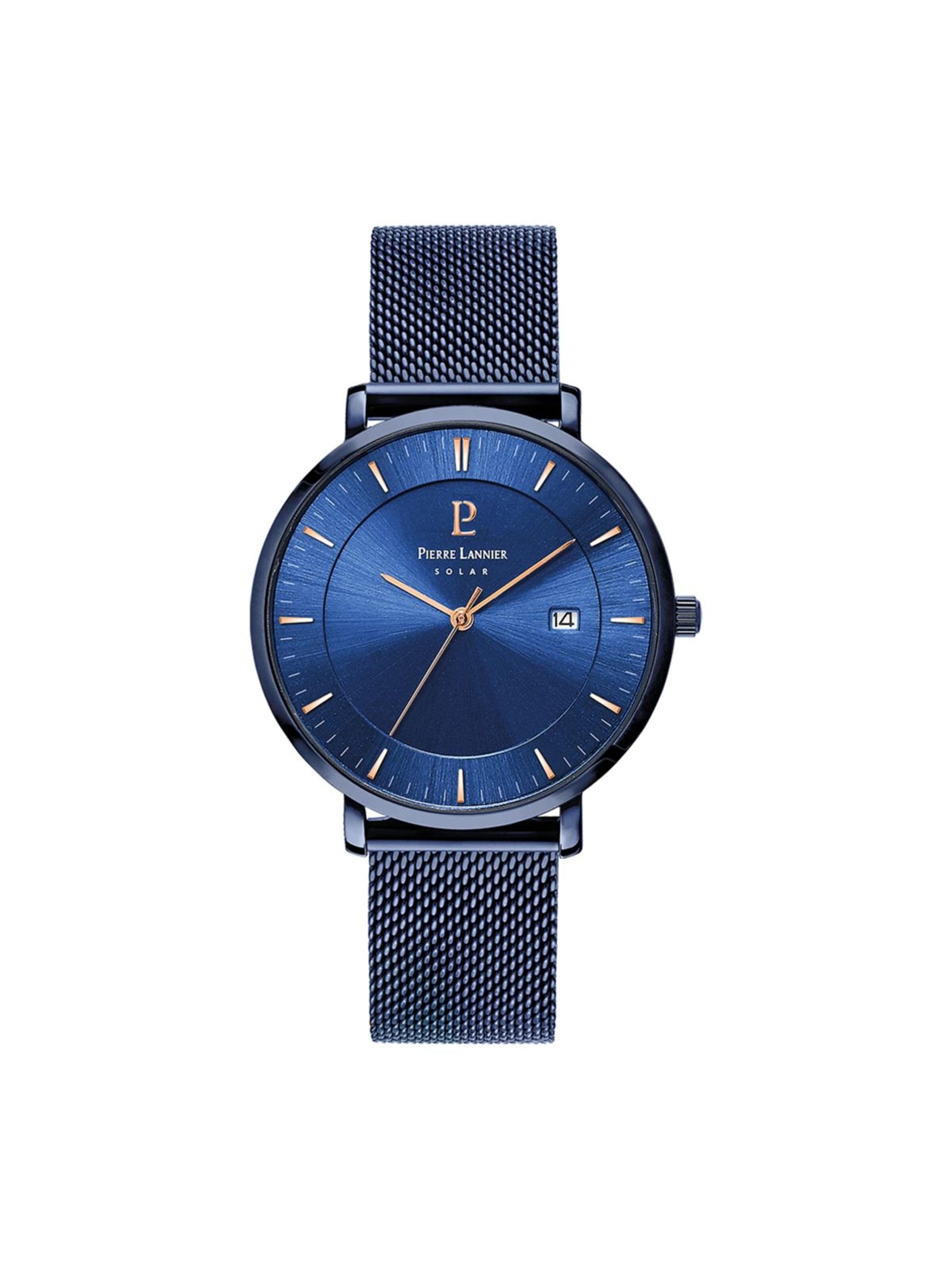Montre à affichage analogique 'Inti' Pierre Lannier en bleu : devant