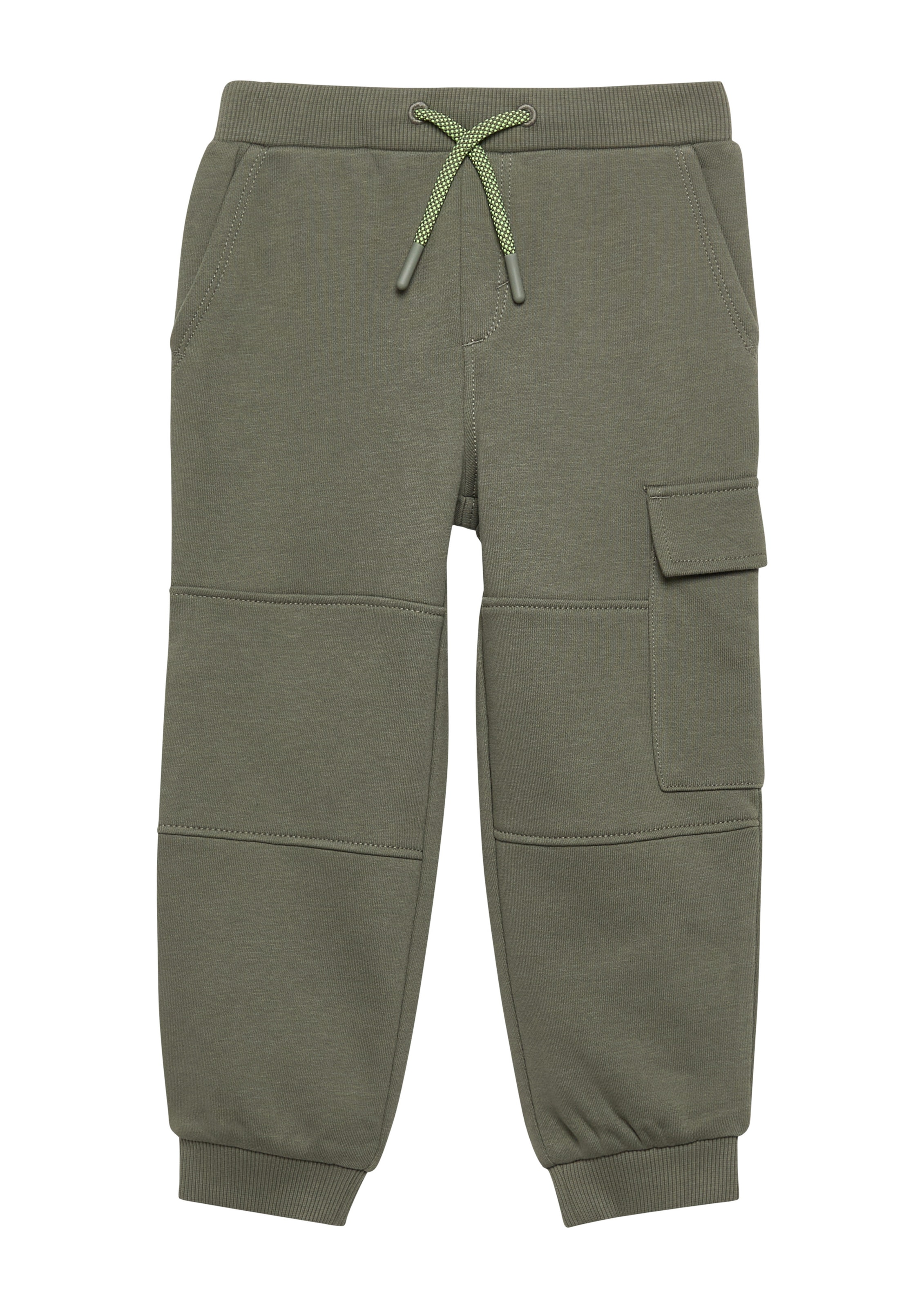 s.Oliver Loosefit Joggingpak in Groen: voorkant