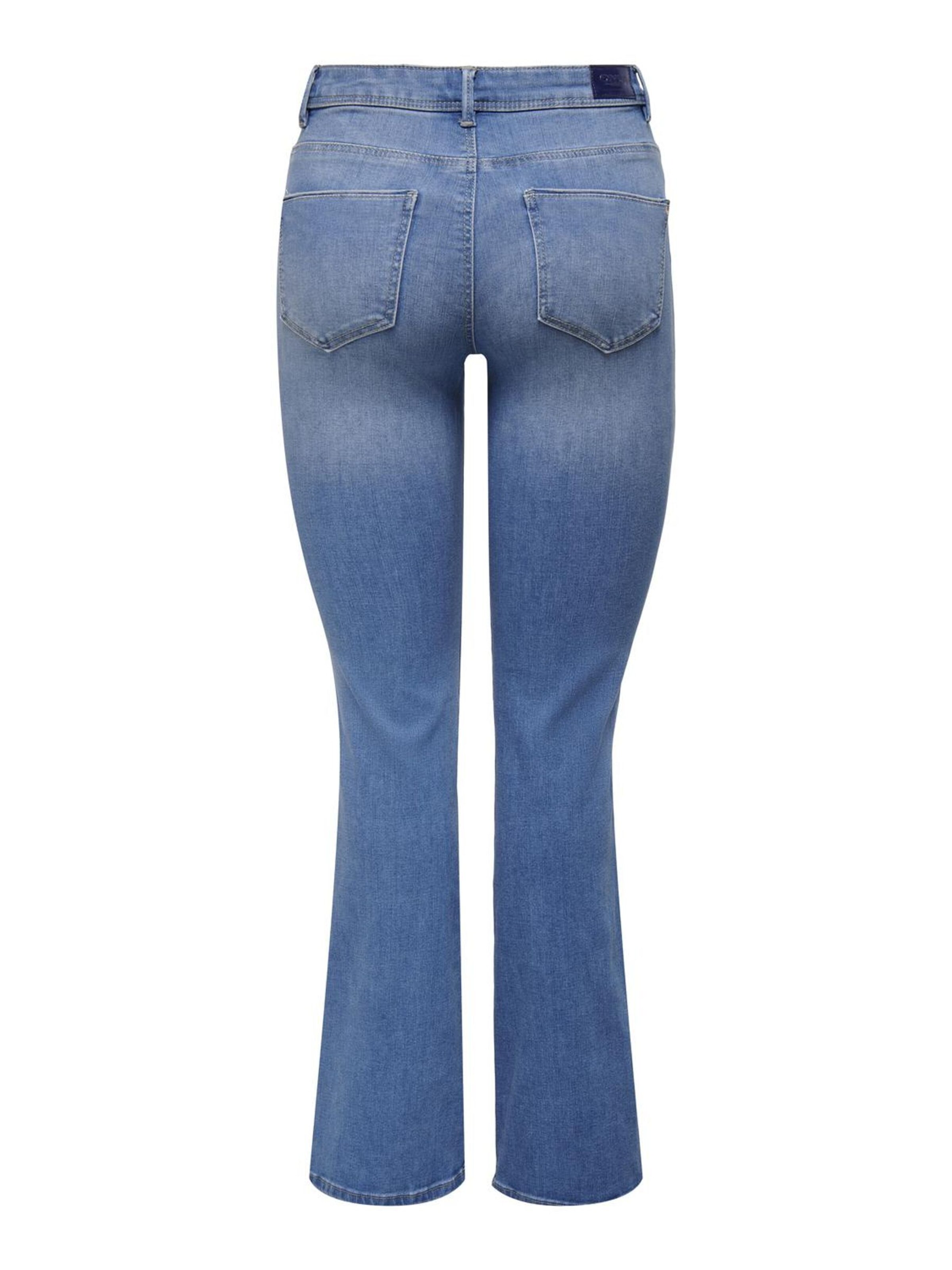 ONLY Flared Jeans 'Wauw' in Blauw