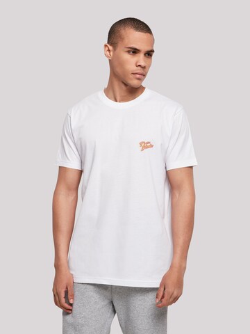 F4NT4STIC Shirt 'Plain Studio Typo' in Wit: voorkant