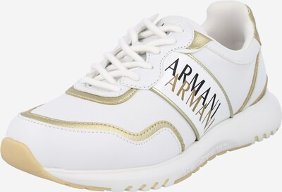 ARMANI EXCHANGE Sneakers laag in de kleur Goud / Zwart / Wit, Productweergave