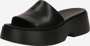 CAMPER Muiltjes 'Tasha' in Zwart: voorkant