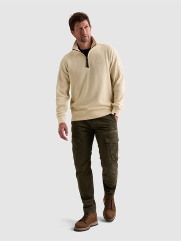 PME Legend Regular Housut 'Nordrop relaxed fit cargo pants with allover print' värissä vihreä