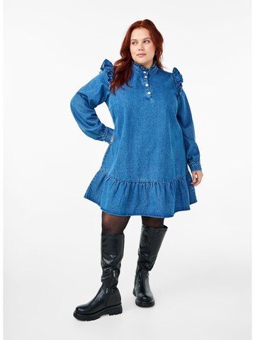 Zizzi Kleid 'Elova' in Blau
