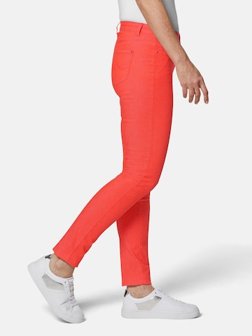 Goldner Skinny Jeans 'Bella' in Rood
