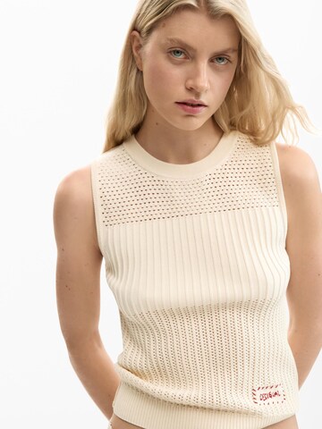 Pull-over Desigual en beige