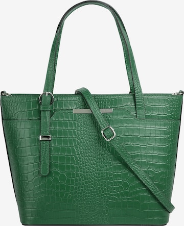 Cluty Handbag in Green: front