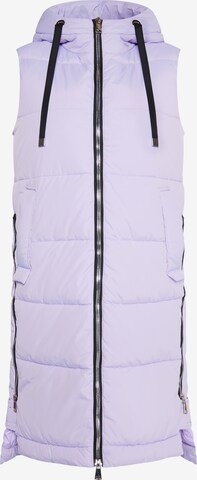 MYMO Vest in Purple: front