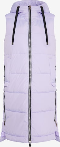 Gilet MYMO en violet : devant