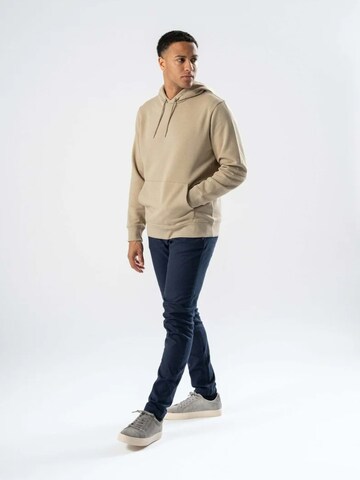 TEESHOPPEN Sweater ' Sweatshirt Hoodie ' in Beige