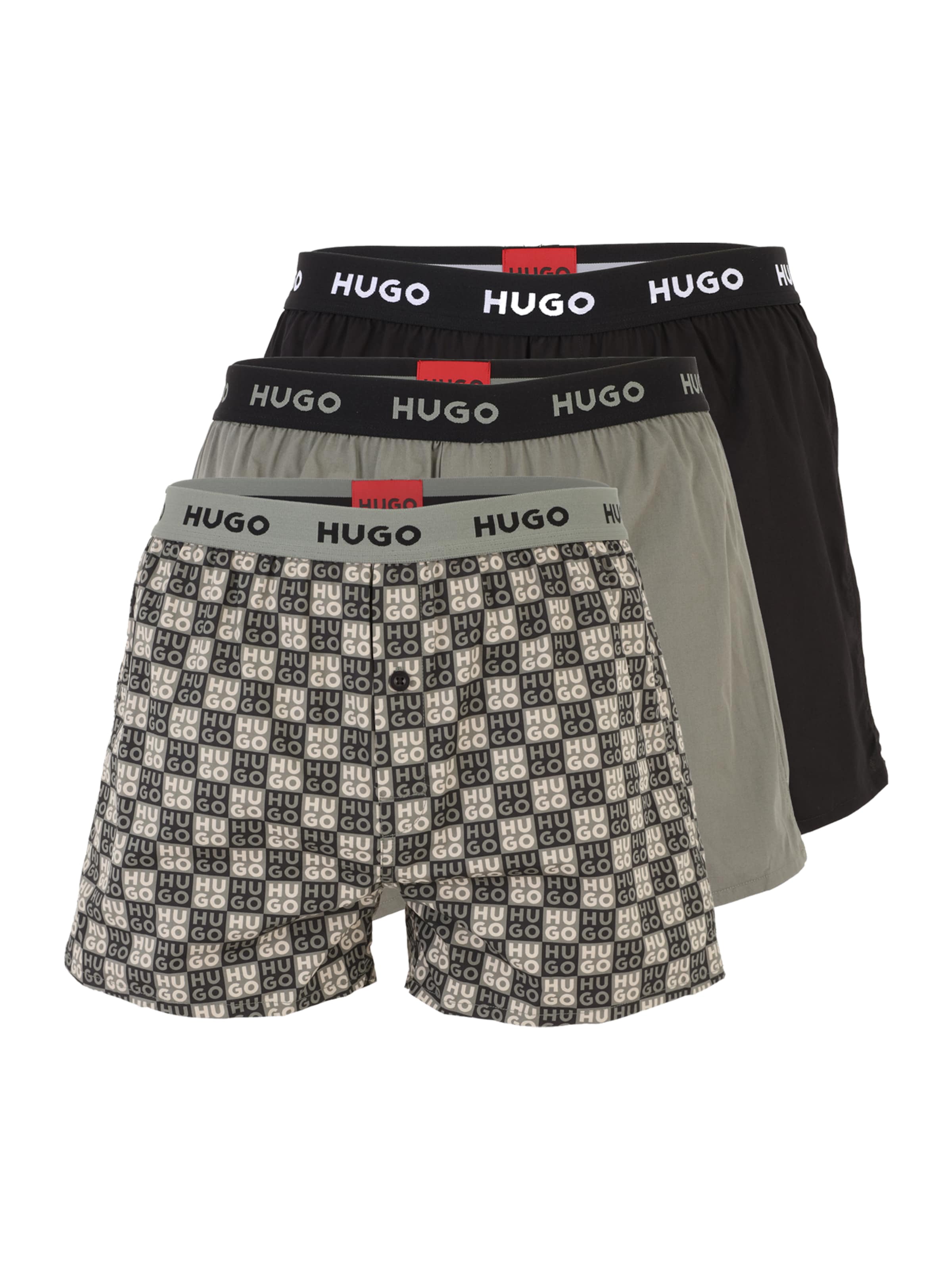 HUGO Boksarice | zelena barva: sprednja stran