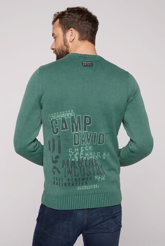 CAMP DAVID Pulover 'Shipyard' | zelena barva