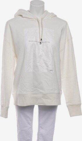 BOSS Sweatshirt & Zip-Up Hoodie in S in White: front