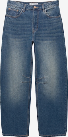 Pull&Bear Loosefit Farkut värissä sininen: etupuoli