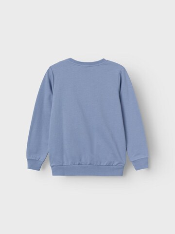 NAME IT Sweatshirt 'DUTPAK' i blå