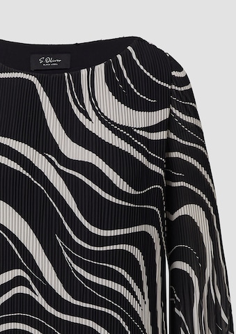 s.Oliver BLACK LABEL Jurk in Zwart