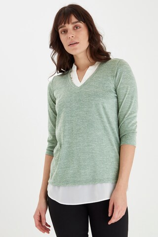 Fransa Sweater 'FRVEREXAN' in Green: front